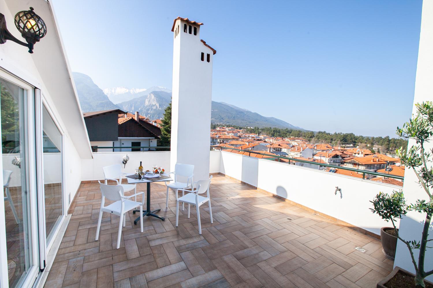 Rodon Apartment With Great View, Sauna And Jacuzzi 리토코론 외부 사진