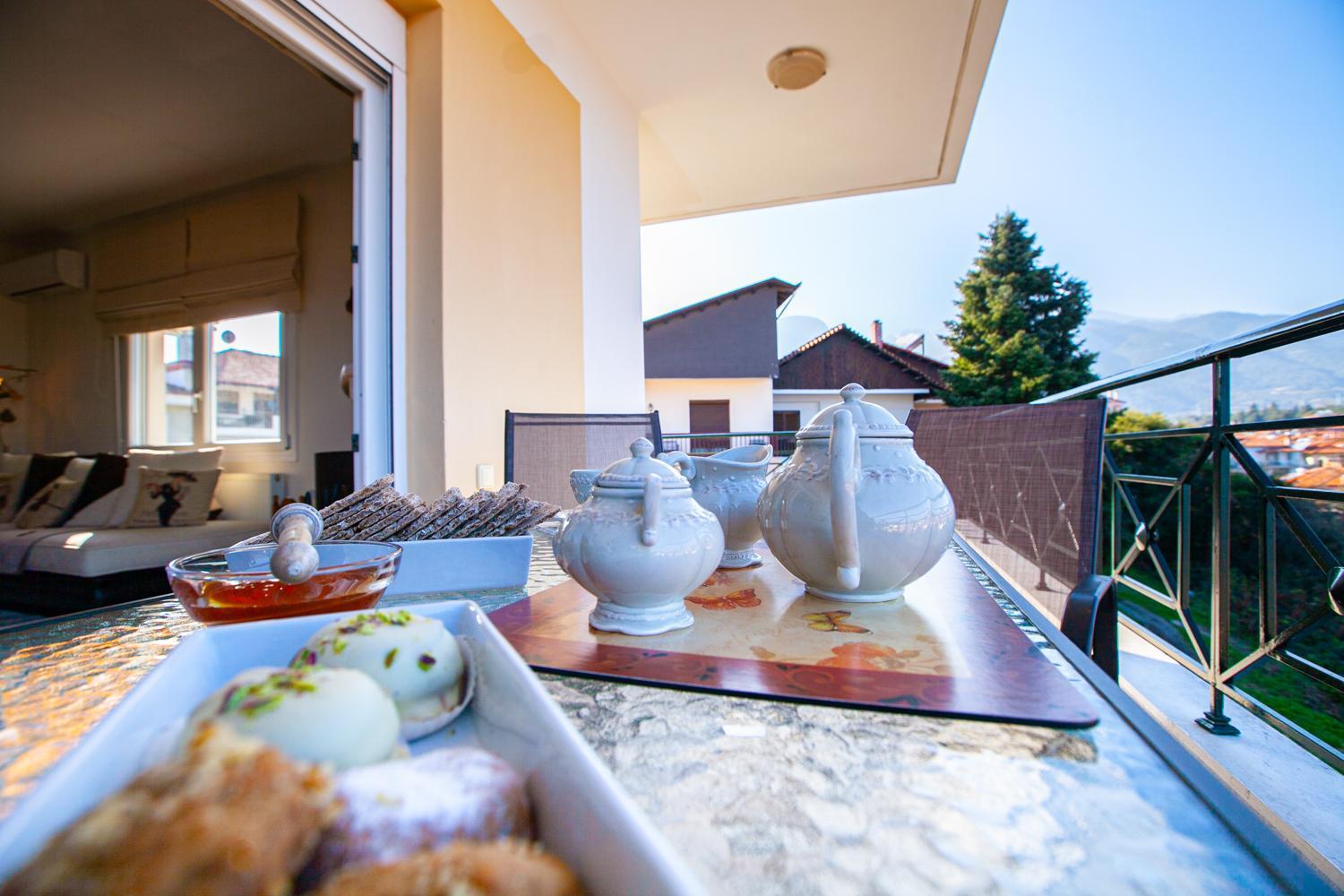 Rodon Apartment With Great View, Sauna And Jacuzzi 리토코론 외부 사진